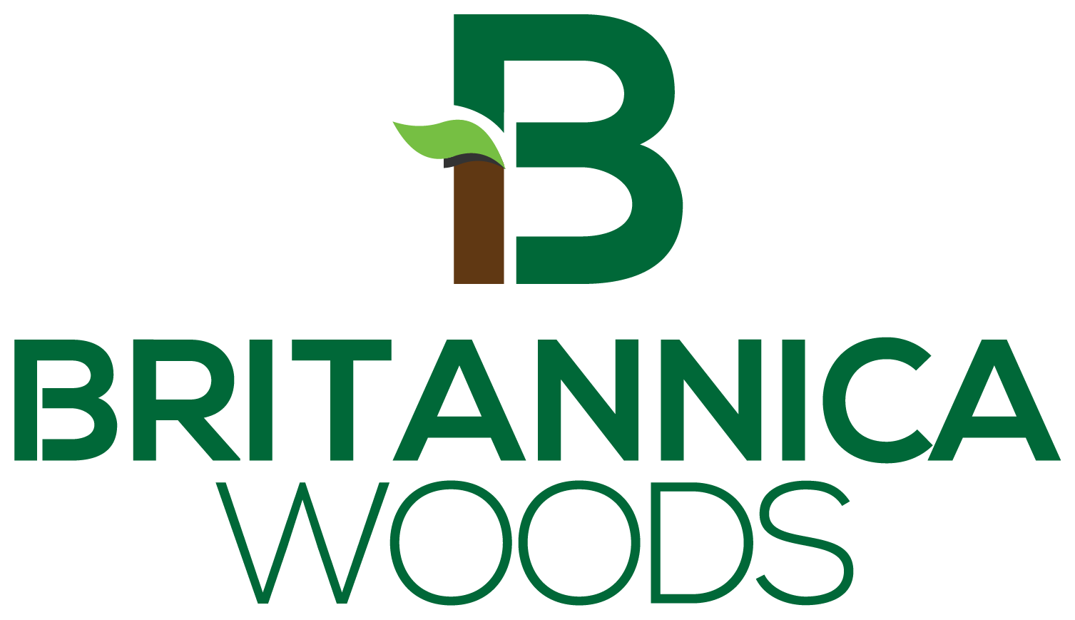 Logotipo Britannica Woods - Diseñado por Fly Comunicación
