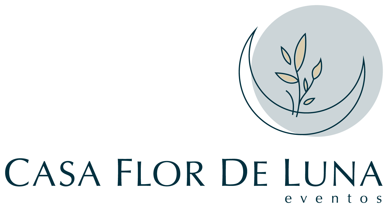 Logotipo Casa Flor de Luna - Diseñado por Fly Comunicación