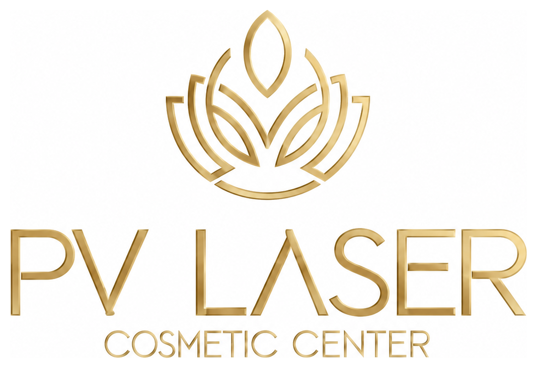 Logotipo PV Laser - Diseñado por Fly Comunicación